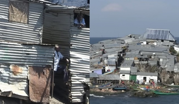 Tiny island with over 500 residents living in a space half the size of a soccer field