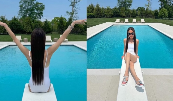 Vera Wang's youthful swimsuit photos cause social media frenzy 