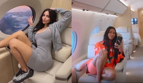 Kim Kardashian criticized for using a private jet to fly to Paris solely for a slice of cheesecake 