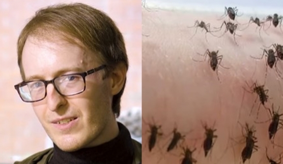 Man intentionally gets bitten by thousands of mosquitoe for scientific research