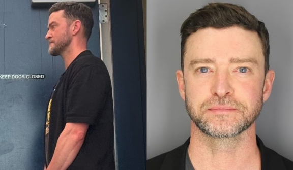 Justin Timberlake seen in handcuffs with  ‘bloodshot, glassy’ eyes in Sag Harbor