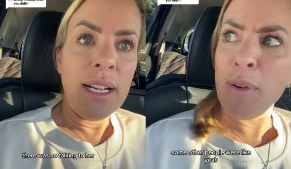 Woman furious in response to facing an unruly child on flight 