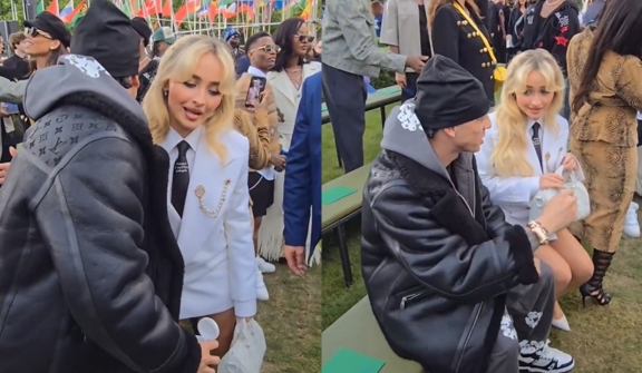 Sabrina Carpenter's awkward interaction with Rapper Central Cee sparks hysteria