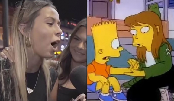 Fans stunned after finding 'Hawk Tuah Girl' predicted by The Simpsons?