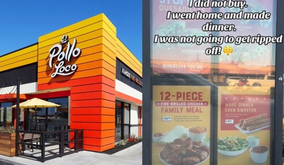 Woman frurious over 'crazy' price of El Pollo Loco drive-thru meal 