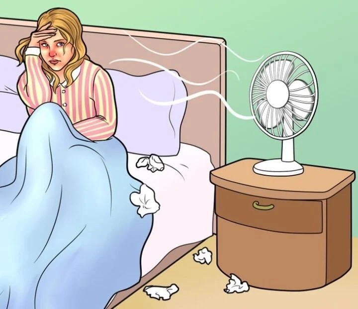 People are just realizing why sleeping with a fan on is bad for health? 2
