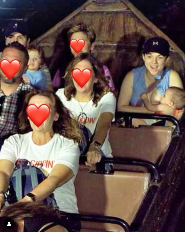 Mom sparks debate after breastfeeding on Disney ride 1