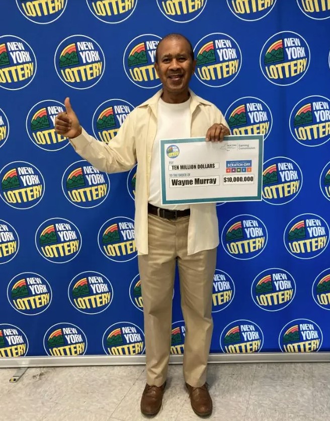 Murray once won $10 million thanks to the Black Titanium lottery in 2022, before continuing to bring home $10 million for the second time this year. Image Credit: NY Lottery