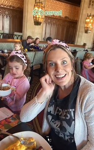 Mother-of-two stunned after forking out a staggering $70 for a bowl of cereal for daughter at Disney World 1