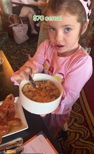 Mother-of-two stunned after forking out a staggering $70 for a bowl of cereal for daughter at Disney World 2