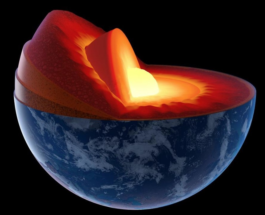 A study challenges conventional Earth's fluid core assumptions, revealing a