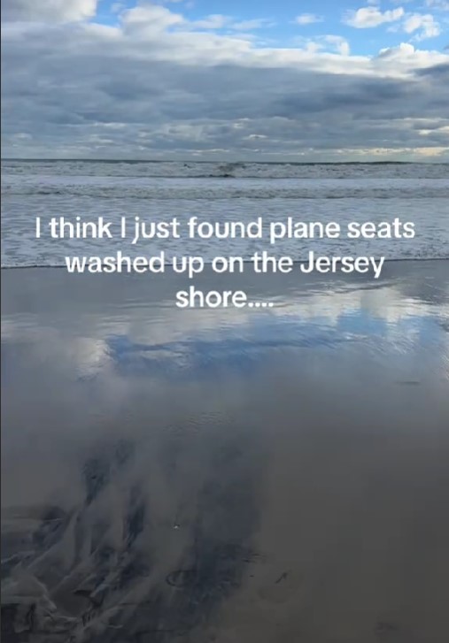 Man unexpectedly discovered airplane seats washed up on beach, generating mysterious theories about where they were from 4
