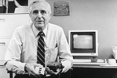 Getting frustrated with traditional keyboard navigation, Douglas Engelbart decided to create the first computer mouse. Image Credit: Getty