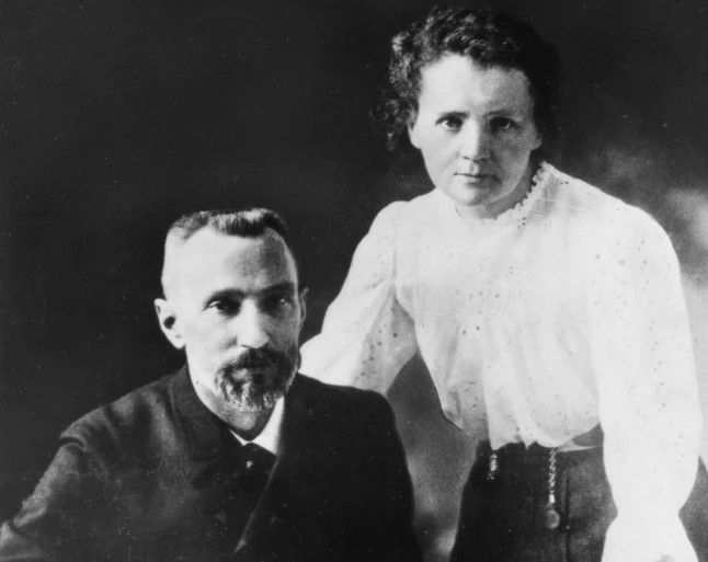 Marie Curie and her husband discovered radium and polonium in 1898, receiving international recognition. Image Credit: Getty