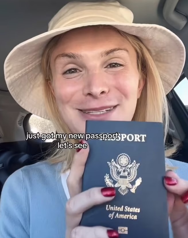 Dylan Mulvany excitedly reveals changing her passport's gender marker from male to female 2