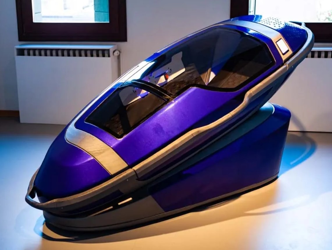 The 'suicide pod' is a painless and dignified end-of-life option created by Philip Nitschke. Image Credit: Getty