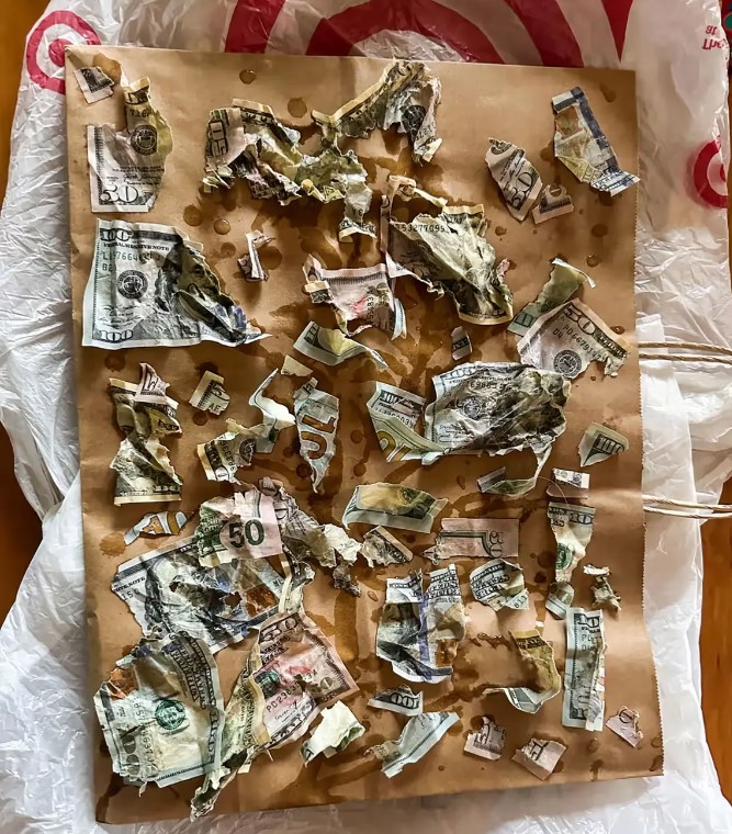 US couple gets $4K in cash back from dog's poop after he eats all of them 3