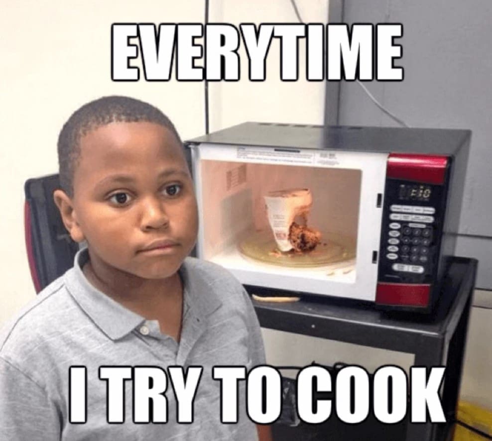 12+ awful cooking memes showing that not everyone can become a Master Chef 4