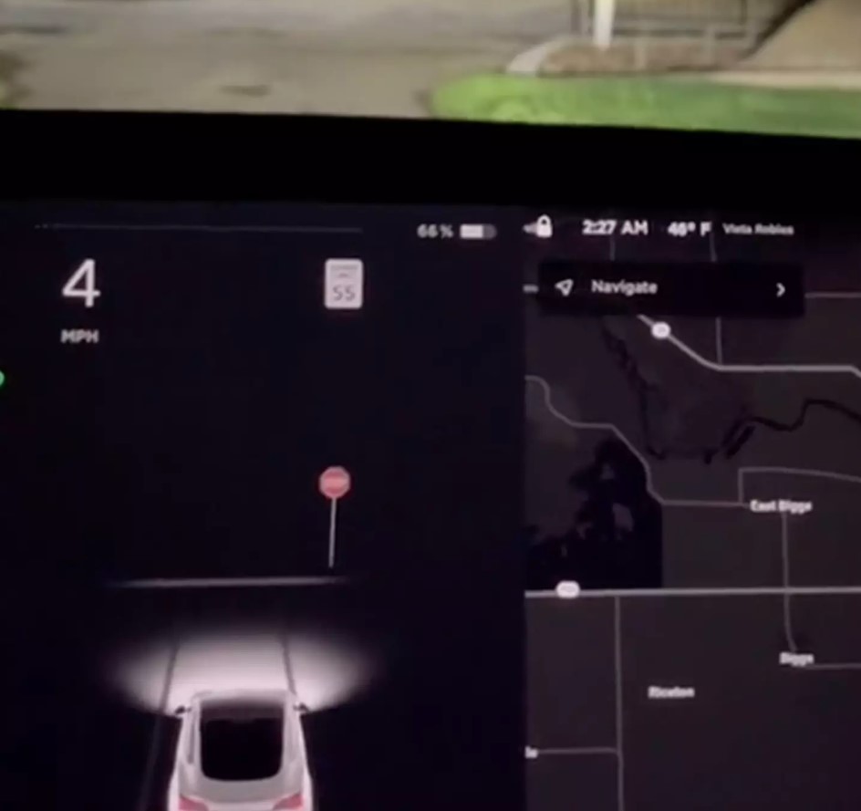 Driver stunned after spotting 'ghosts' on Tesla screen in graveyard 4