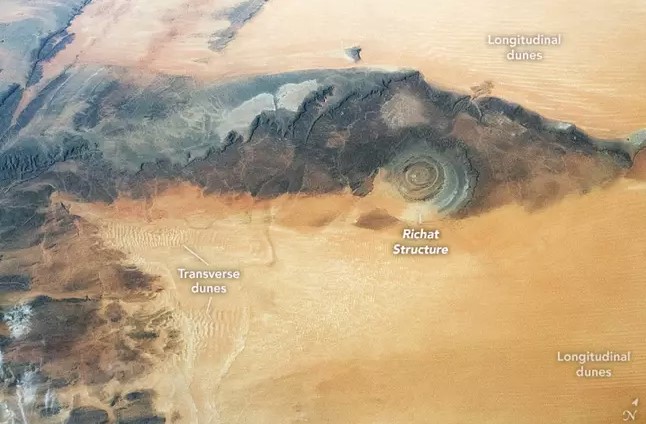 Experts amazed at eye of Sahara with its mysterious structure stare into space 3