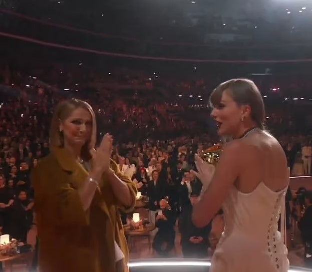 Taylor Swift slammed for ignoring Celine Dion on the 2024 Grammy stage 3