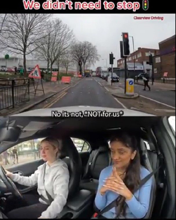 Teen driver left people stunned after being asked not to stop at the red light 3