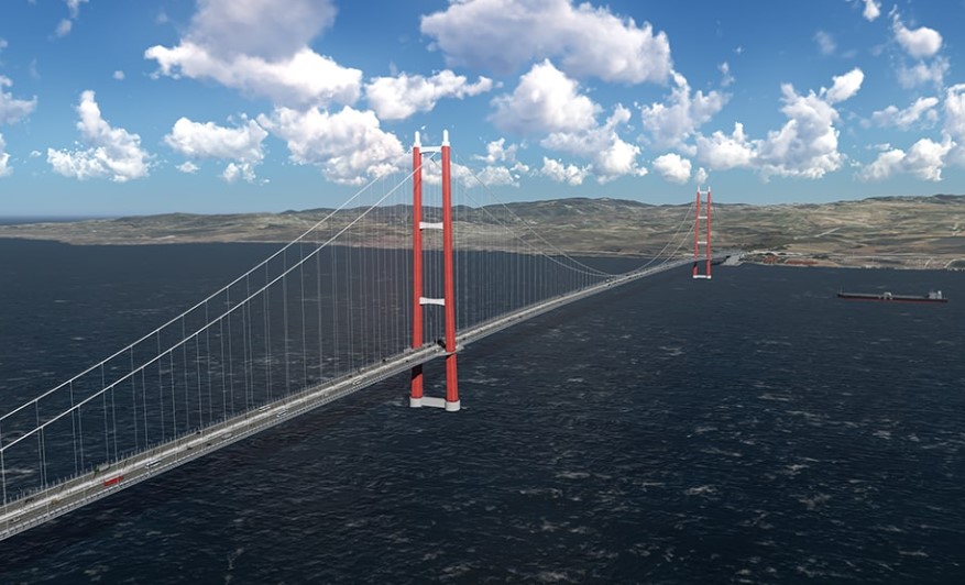 The 1915 Çanakkale Bridge is notable not only for its time travel between Europe and Asia but also for its profound symbolic meanings. Image Credit: Getty