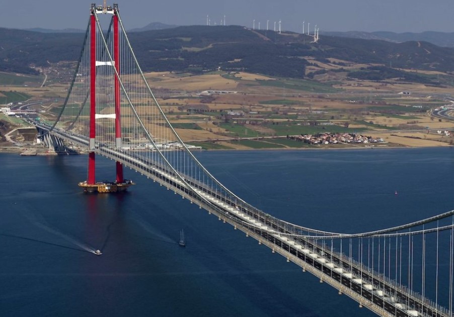World's longest suspension bridge connects Europe and Asia in only 6 minutes 1