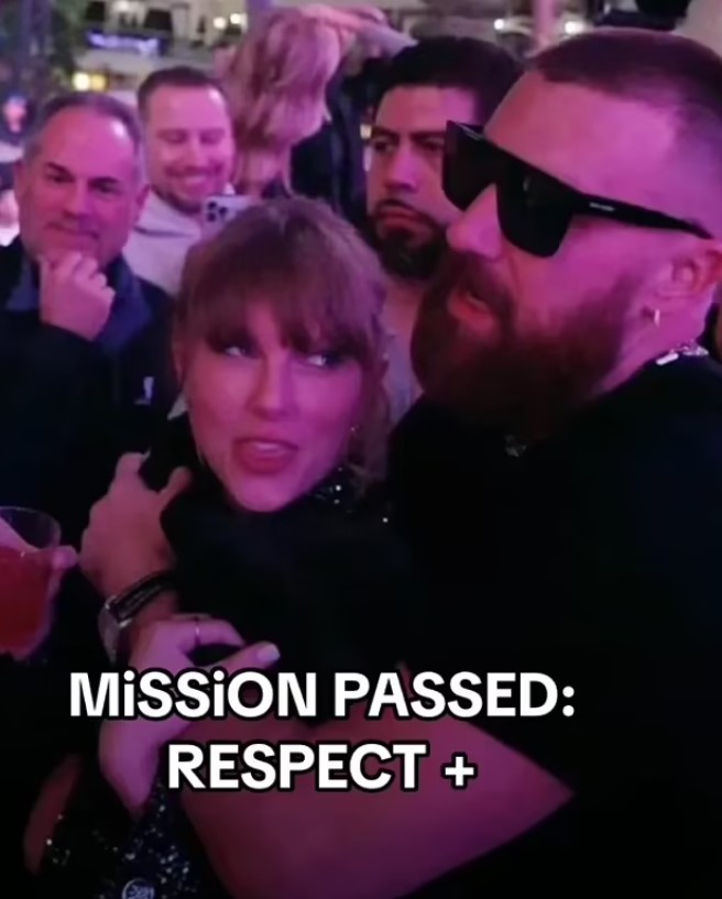 The viral video that has garnered 12 million views shows a strange interaction between Taylor and her boyfriend Kelce. Image Credit: TikTok/swiftieblues