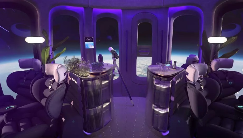American company reveals inside luxury orb that will take people to space with staggering $125K per time 3