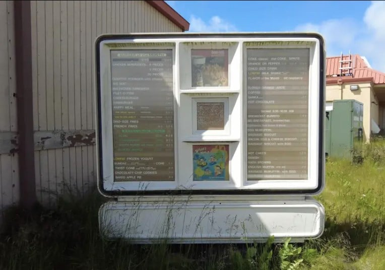 Man discovered abandoned McDonald's on distant Alaskan island that reveals low-priced menu from 1994 2