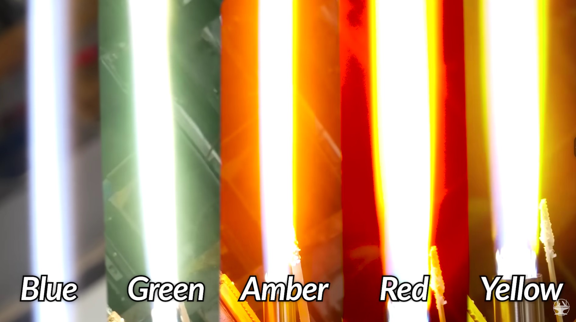 The lightsaber can change its color depending on various salts brought into the plasma. Image Credit: Hacksmith Industries
