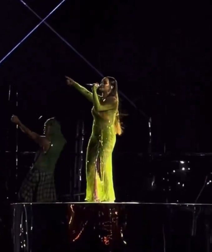 'Crazy' iPhone footage captured Rihanna's performance has left people madly searching for the phone's identity 3