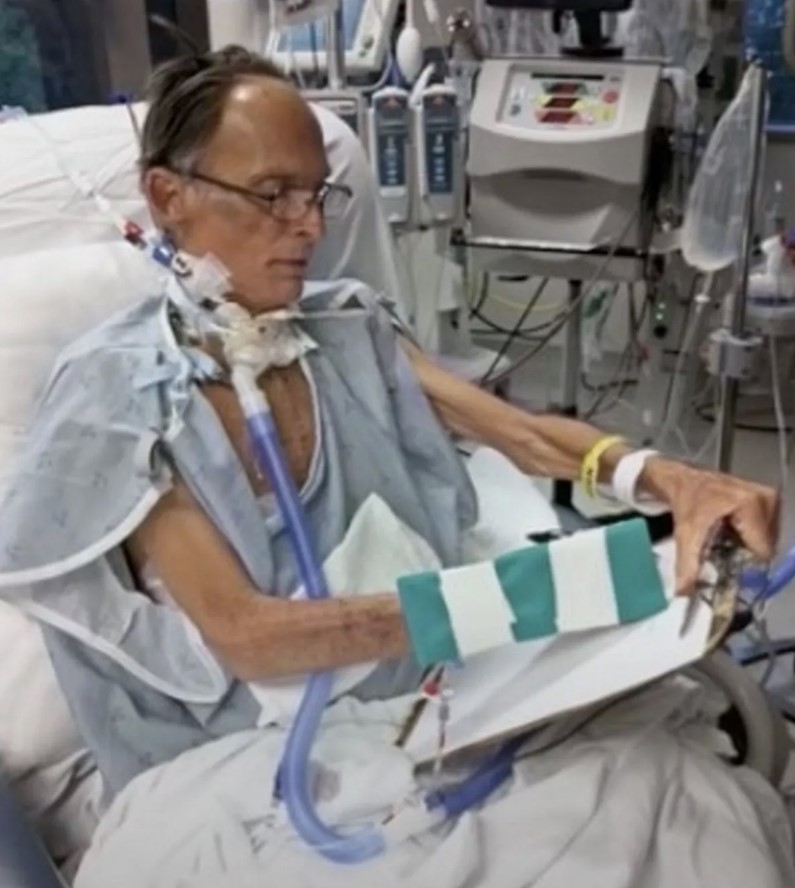 The man underwent radical surgery to prolong his life. Image Credit: ABC News