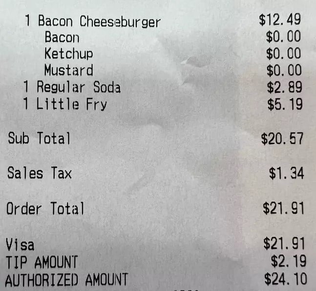 Five Guys restaurant faces backlash after sharing 'out of control' cost of meal for one 3