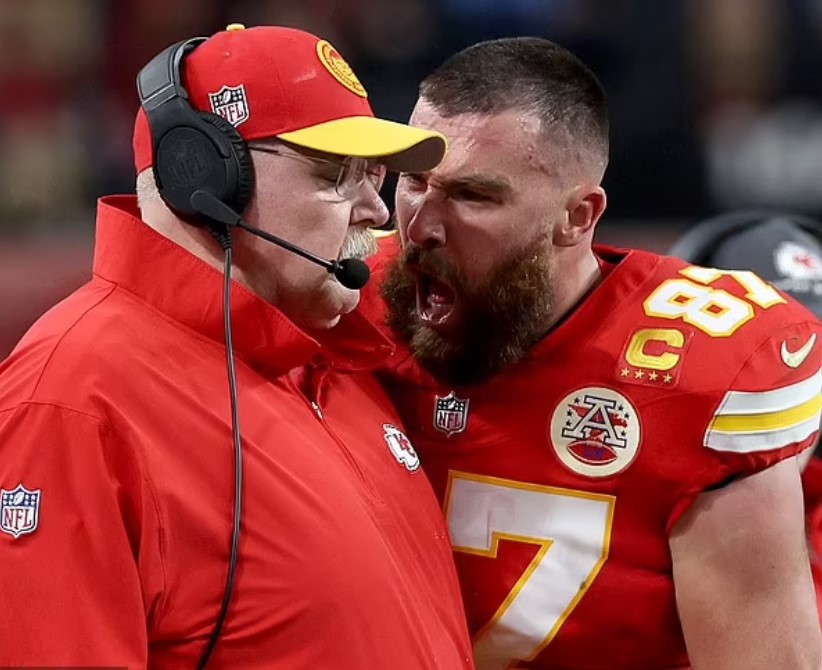 Travis Kelce caused outrage because of his aggressive attitude towards his coach. Image Credit: Getty
