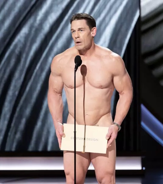 New proof reveals John Cena wasn't fully undressed at the Oscars stage 3