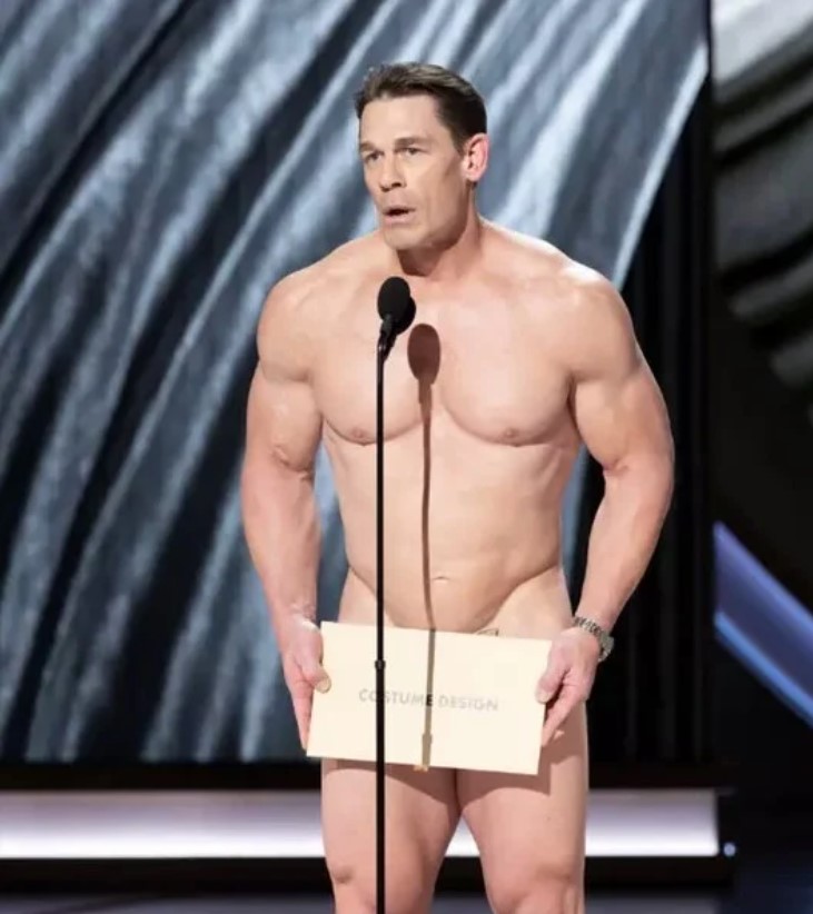 Report reveals bizarre rules that John Cena had to follow before appearing without any clothes on the Oscars stage 2