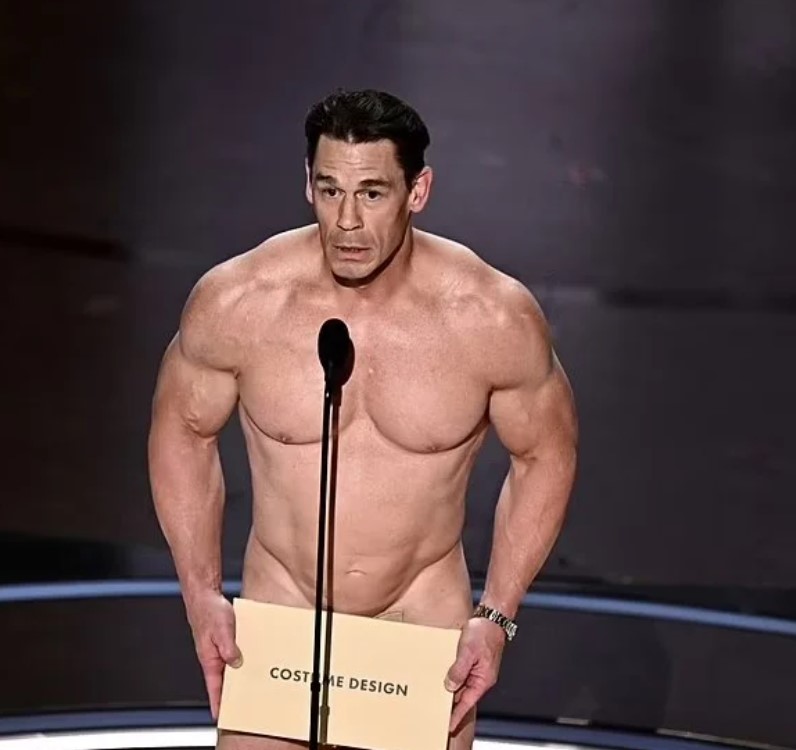 Report reveals bizarre rules that John Cena had to follow before appearing without any clothes on the Oscars stage 1