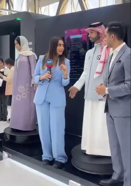 QSS company confirms Muhammad robot is fully autonomous operated independently. Image Credit: Jam Press
