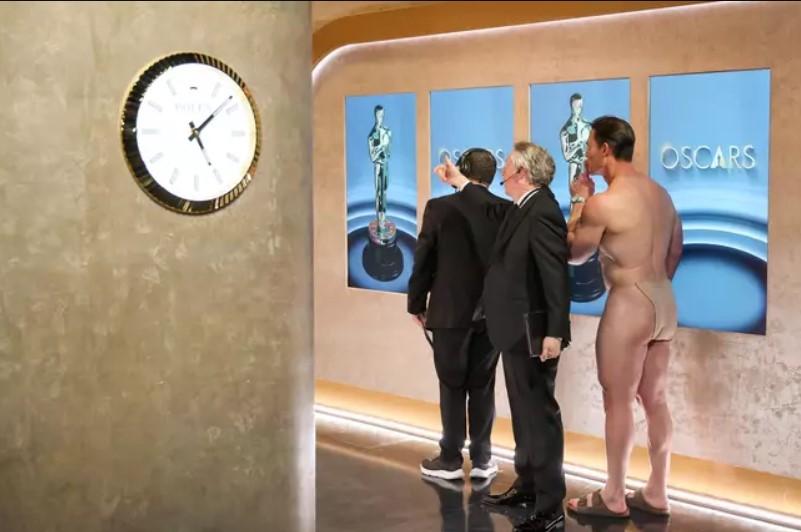 Jimmy Kimmel reveals why John Cena almost wasn't naked at the Oscars stage 3