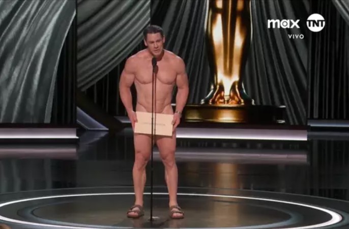 Jimmy Kimmel reveals why John Cena almost wasn't naked at the Oscars stage 1