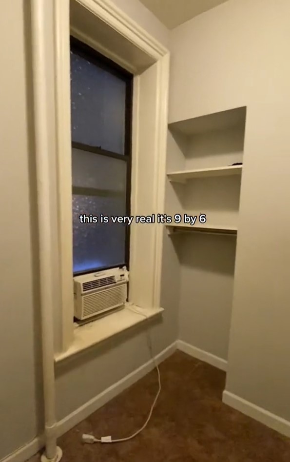 Tiny 54-square-foot apartment caused furious after being listed for $1,200 a month but has no bathroom or running water 2