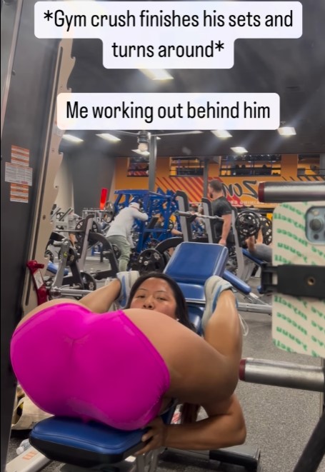Fitness influencer criticized woman who filmed her sensitive workout at a gym 2