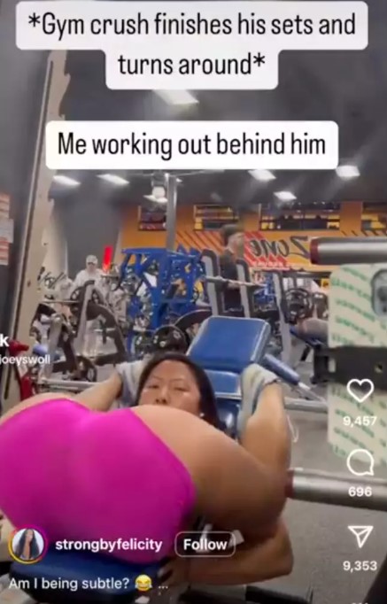 Fitness influencer criticized woman who filmed her sensitive workout at a gym 6