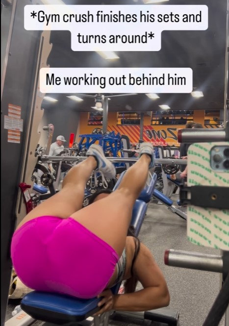 Fitness influencer criticized woman who filmed her sensitive workout at a gym 3