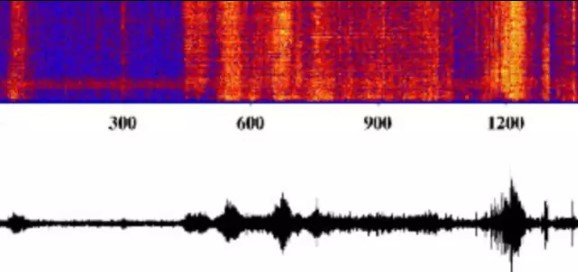 In 1997, a loud, unexplained sound was recorded underwater, perplexing scientists worldwide. Image Credit: PMEL Acoustics Program