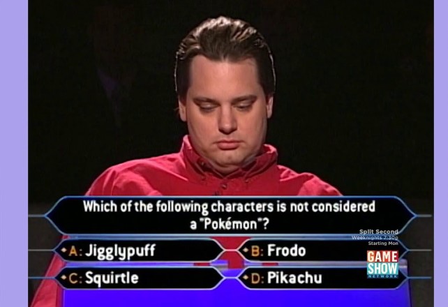 Man struggles with easiest $500,000 Pokemon question on Who Wants To Be A Millionaire show 2