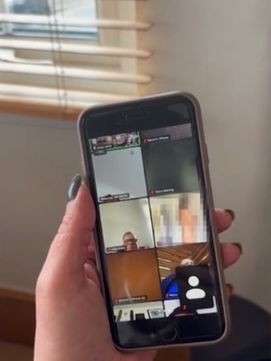 Woman accidentally live streams herself showering after attending funeral over Zoom 3