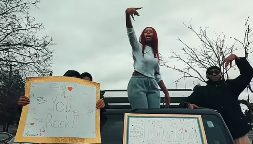Teacher who got fired over her music video gets revenge on parents by filming rap video with students 2